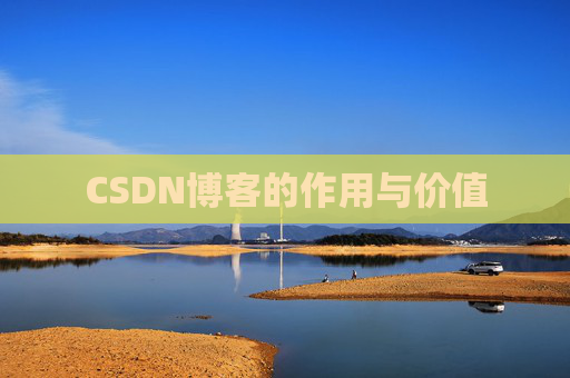 CSDN博客的作用与价值